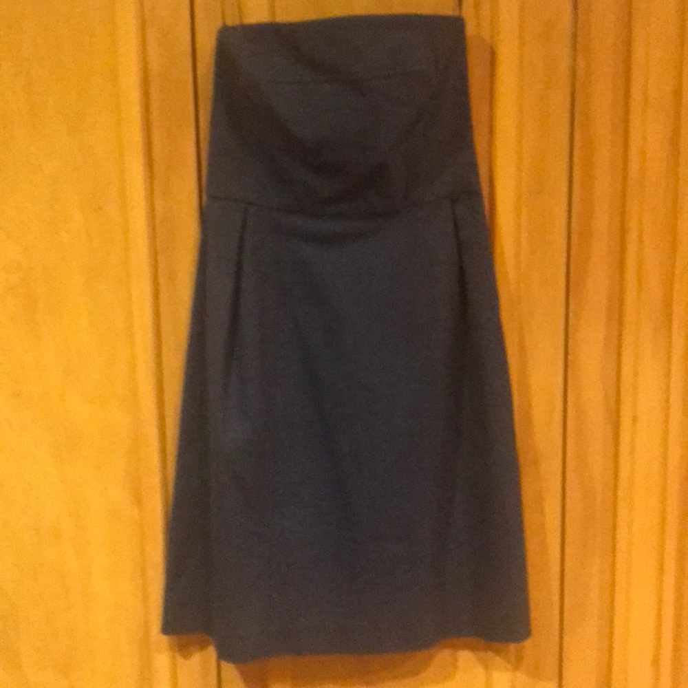 Theory strapless dress